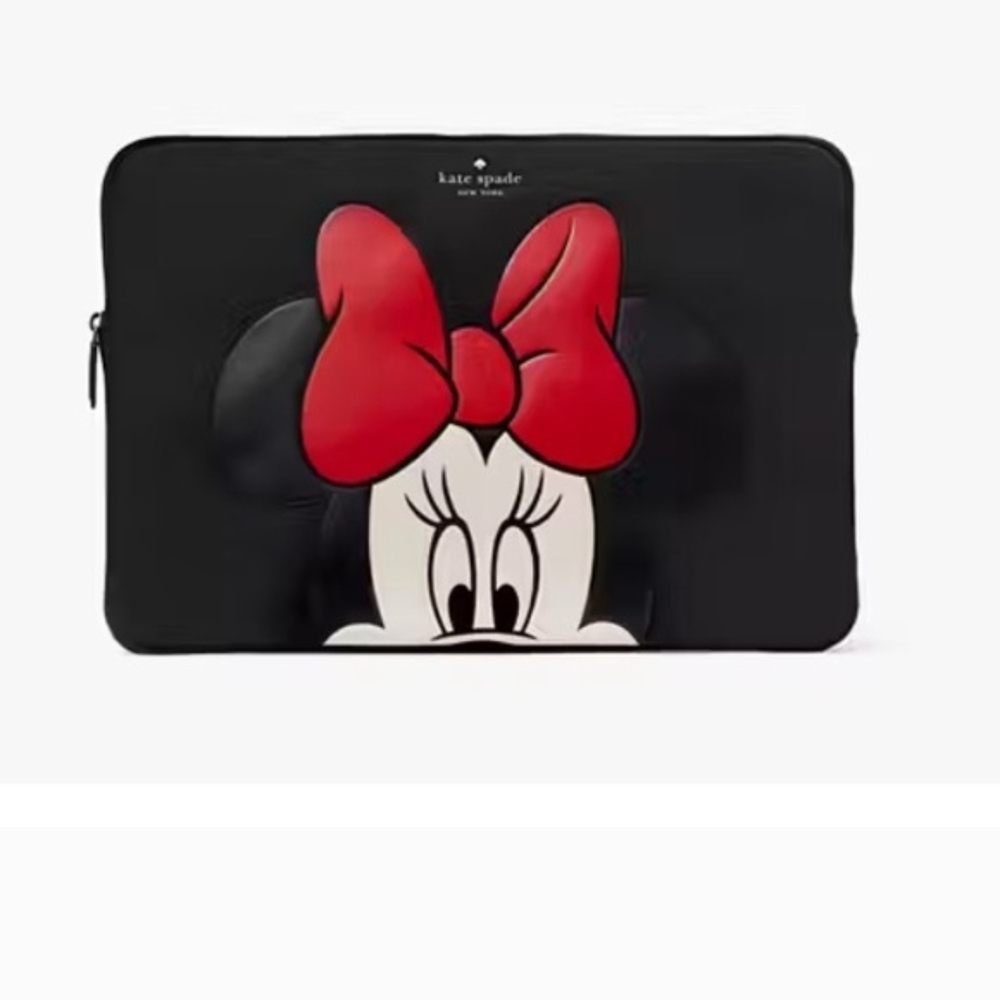 Kate Spade Black and Red Minnie Mouse Tablet Sleeve